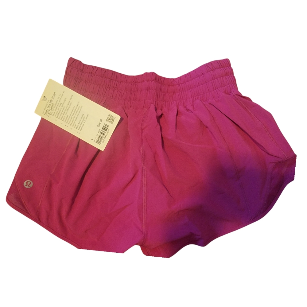 Lululemon Hotty Hot Shorts-Pink size 4